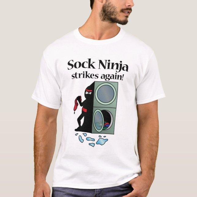 Camiseta Calcetín Ninja (Anverso)