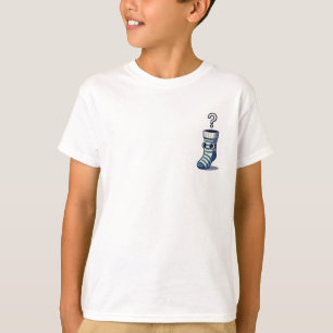 Camiseta Calcetines Azules a Rayas Perdidos para Niños