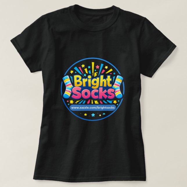 Camiseta calcetines brillantes (Diseño del anverso)