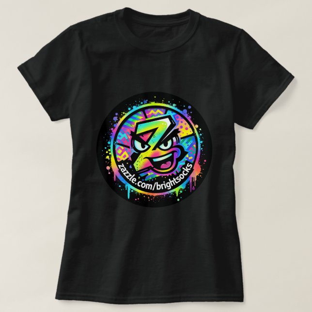 Camiseta Calcetines Brillantes Z Logo (Diseño del anverso)