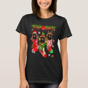 Camiseta Calcetines de Navidad Boxer Disfraz Feliz Navidad