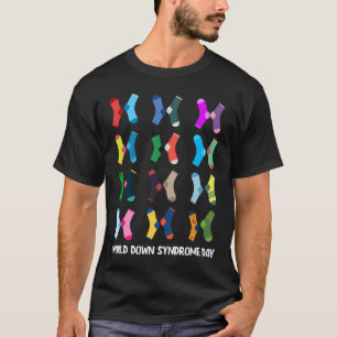 Camiseta Calcetines Día Mundial del Síndrome de Down Wdsd