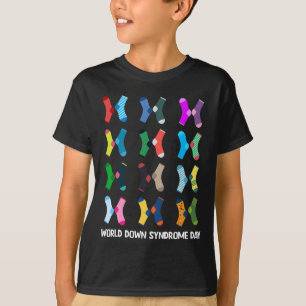 Camiseta Calcetines Día Mundial del Síndrome de Down Wdsd