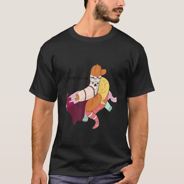 Camiseta Calcetines Escalofriantes De Calcetines Para Lavan (Anverso)