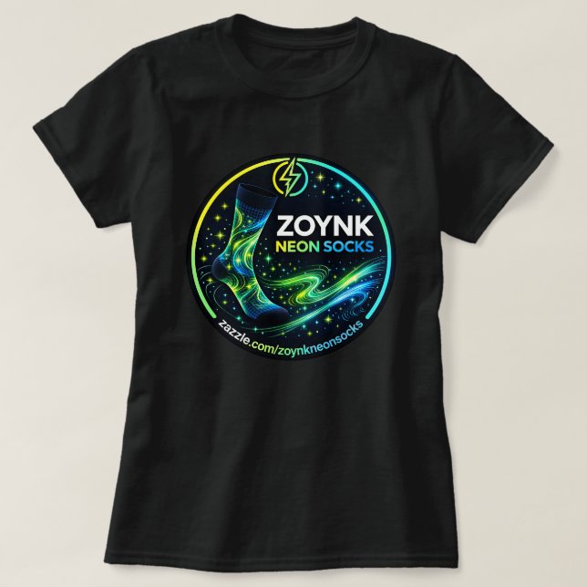 Camiseta Calcetines Neón Zoynk (Diseño del anverso)