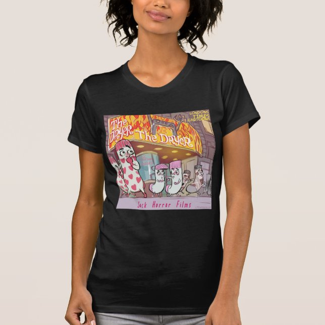 Camiseta Calcetines Películas de terror La secadora Diverti (Anverso)