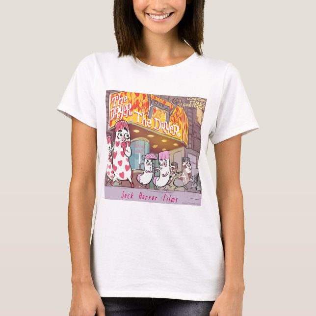 Camiseta Calcetines Películas de terror La secadora Diverti (Anverso)