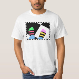 Camiseta Calcetines unidos mal