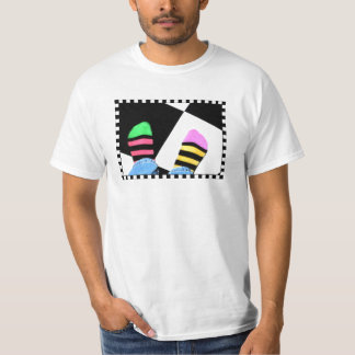 Camiseta Calcetines unidos mal