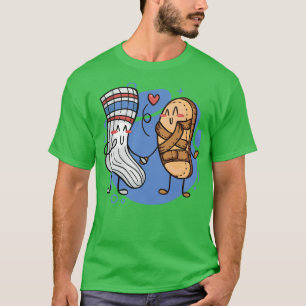Camiseta Calcetines y sandalias divertidos son la coinciden