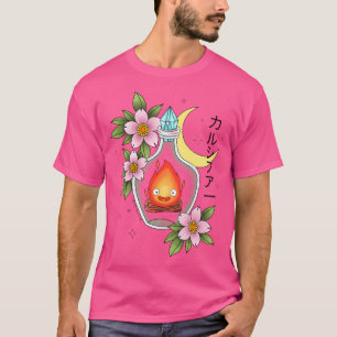 Camiseta Calcifer En El Castillo De Movimiento De Vial Howl
