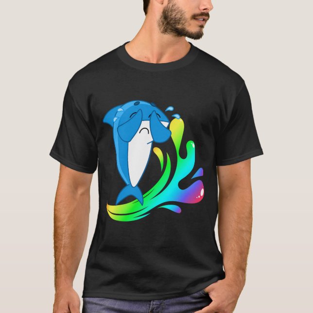 Camiseta calcomanía de ballena icónica (Anverso)