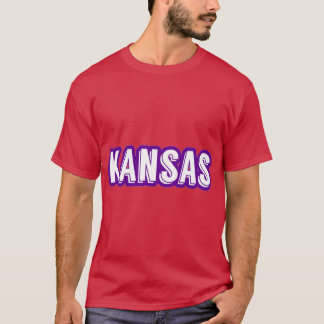 Camiseta Calcomanía de Kansas Tamaño grande