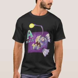 Camiseta Calcomanía de monstruo (conjunto Deepsea: Pescador