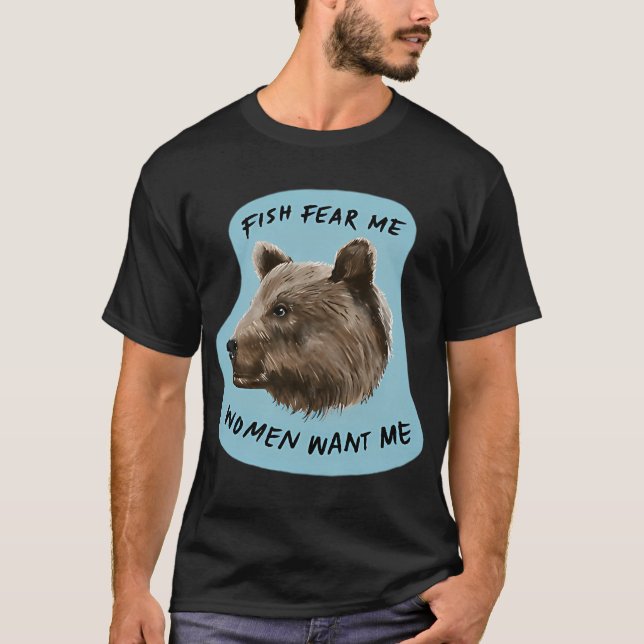 Camiseta Calcomanía de oso (Anverso)