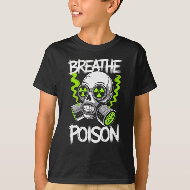 Camiseta Calcomanía de Toxic Skull Drifter  (Anverso)