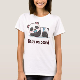 Camiseta Calcomanía para coche de Panda Durmiente Adorable