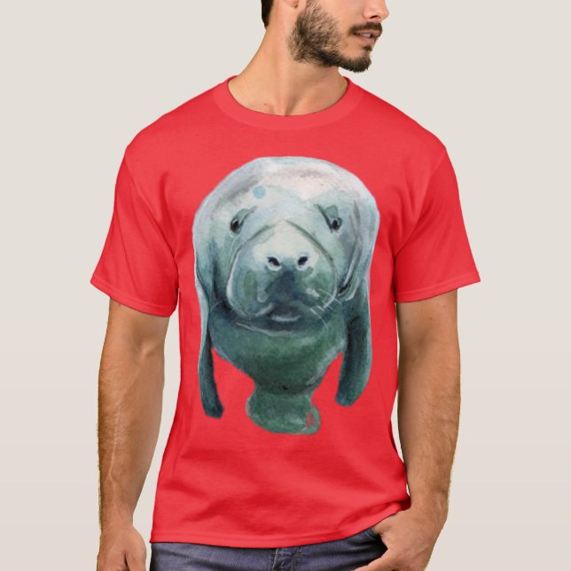 Camiseta Calcomanías Salva Los Manatíes (Anverso)