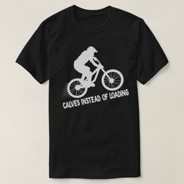Camiseta Calcos en lugar de cargar (Diseño del anverso)