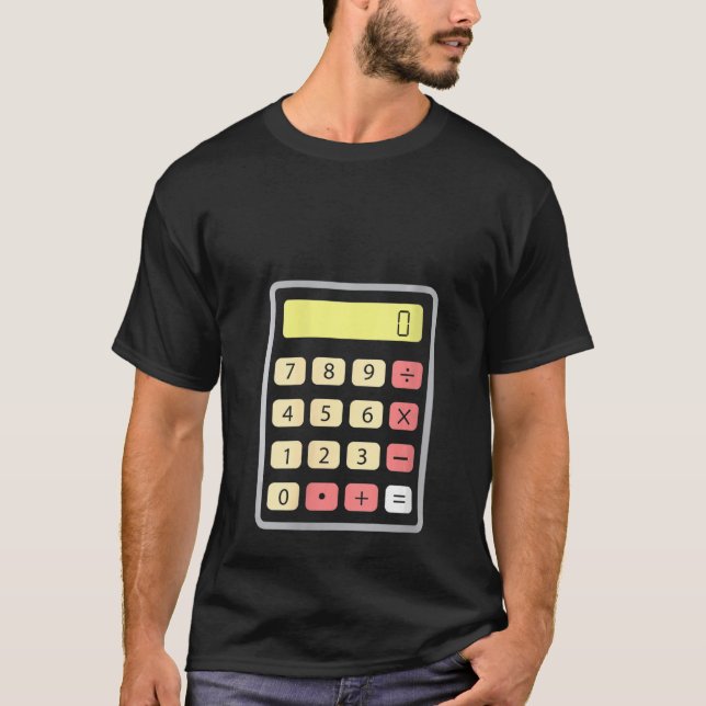 Camiseta Calcula matemática matemática femenina (Anverso)