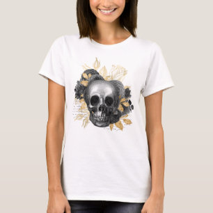 Camiseta Calcula un ramo de rosas de la época follaje de or