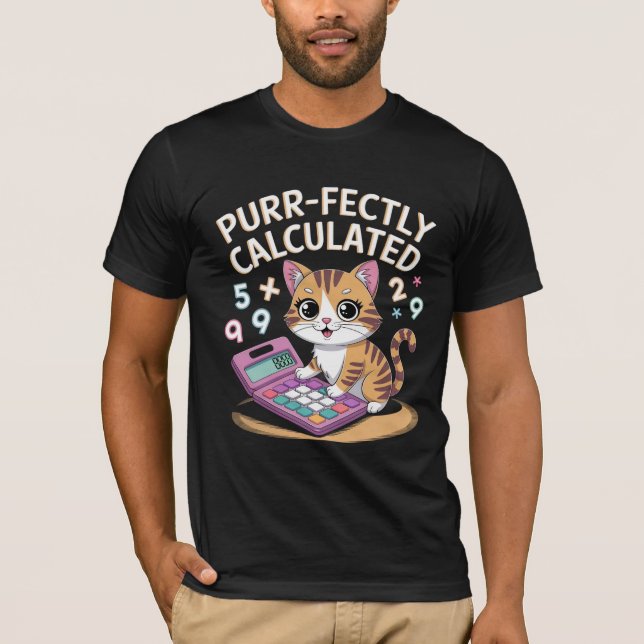 Camiseta Calculado puramente (Anverso)