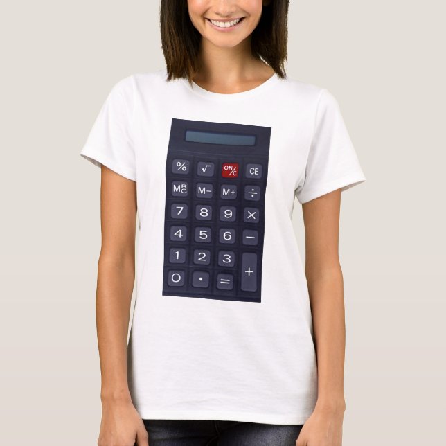 Camiseta calculadora (Anverso)