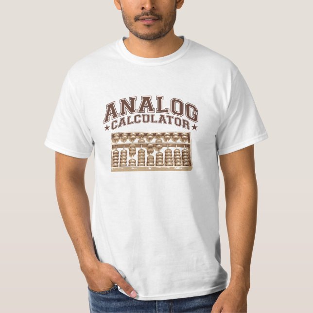 Camiseta Calculadora análoga (Anverso)