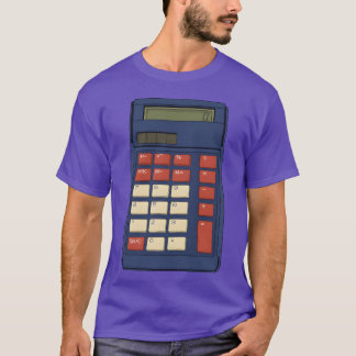 Camiseta Calculadora de los 80 90 Nostalgia escolar Amigo M