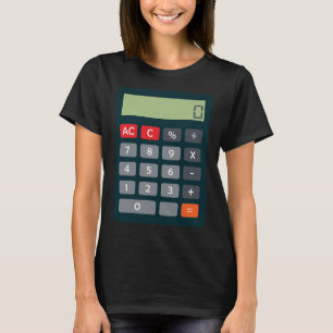Camiseta Calculadora de matemáticas de conjuntos de disfra