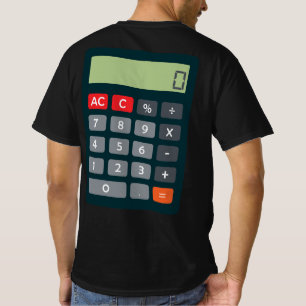 Camiseta Calculadora de matemáticas de conjuntos de disfra