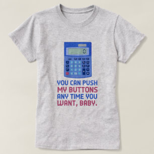 Camiseta Calculadora de nervios matemáticos divertida empu