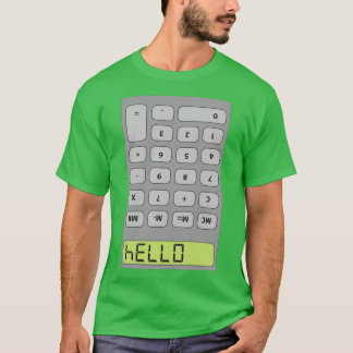 Camiseta Calculadora de saludo