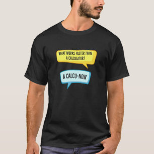Camiseta Calculadora diciendo Chistes de ciencias de la fís