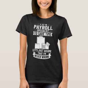 Camiseta Calculadora Especialista en Gestión de Nóminas Emp
