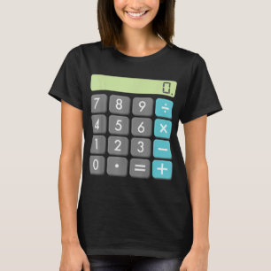 Camiseta Calculadora Halloween Costume Shirt Math Geek Guay