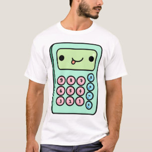 Camiseta Calculadora Kawaii