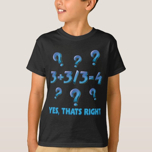 Camiseta Cálculo de la matemática Educación de los estudian (Anverso)