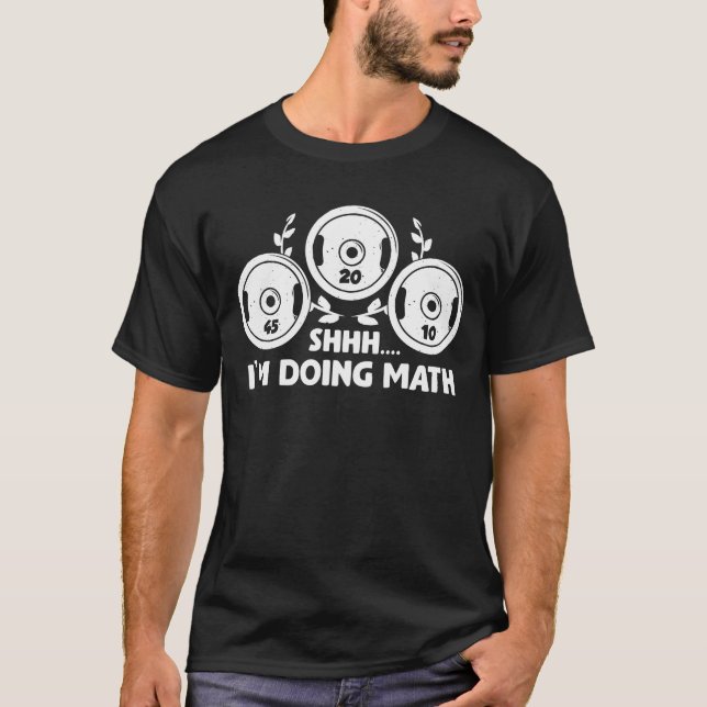 Camiseta Cálculo de las ponderaciones del gimnasio de halte (Anverso)