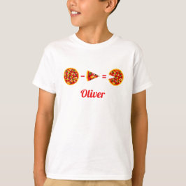 Camiseta Cálculo de pizza divertida personalizado