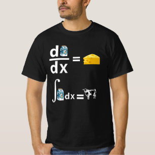 Camiseta Cálculo del queso  Graciosa matemática científi