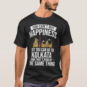 Camiseta Calcuta India - Viaje del mapa de la ciudad 1