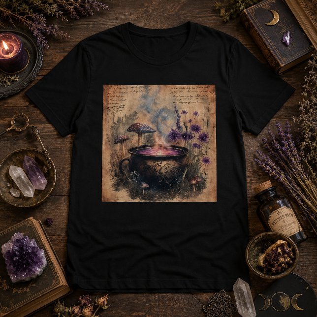 Camiseta Caldero Botánico de Herbolaria Mágica (Subido por el creador)