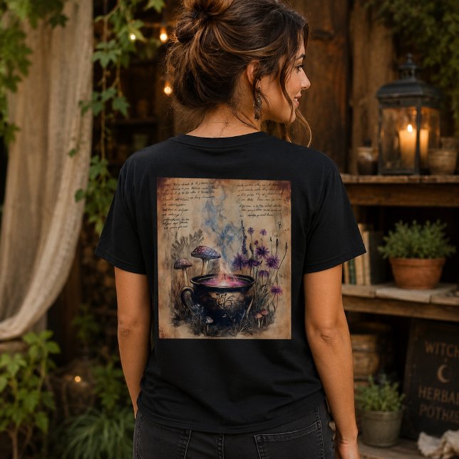 Camiseta Caldero Botánico de Herbolaria Mágica (Subido por el creador)