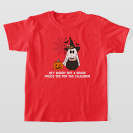 Camiseta Caldero Embrujado Divertido para Niños en Hallowee