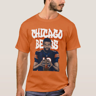 Camiseta Caleb Williams Bears Graffiti Boceto Arte Vectoria