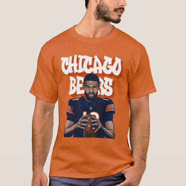 Camiseta Caleb Williams Bears Graffiti Boceto Arte Vectoria (Anverso)
