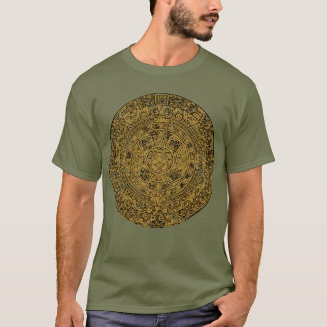 Camiseta Calendario Ageto Azteca Sun Stone (Anverso)