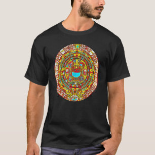 Camiseta Calendario azteca maya 2020 Nativo de México