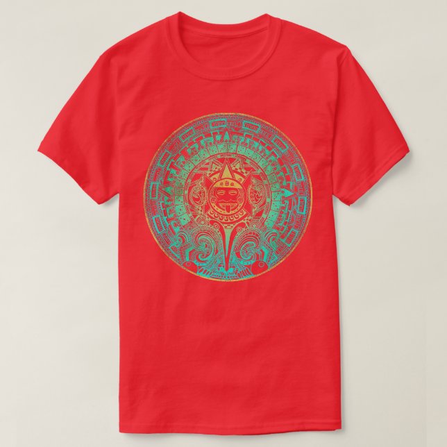 Camiseta Calendario de astronomía maya (Diseño del anverso)